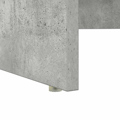 vidaXL Desk Concrete Grey 120.5 x 44 x 88.5 cm Engineered Wood