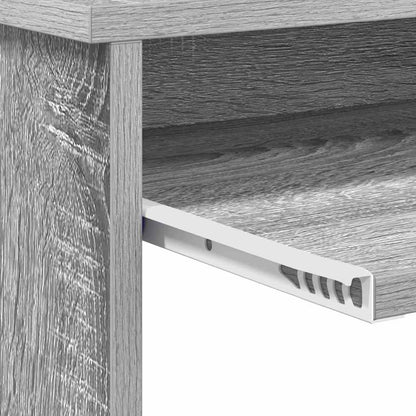vidaXL Desk Grey Sonoma 120.5 x 44 x 88.5 cm Engineered Wood