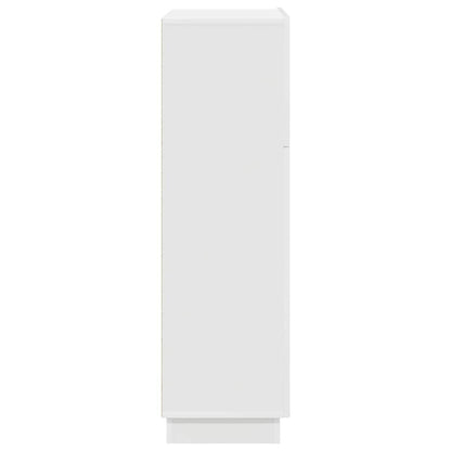 vidaXL Desk with Shelf White 71.5 x 31.5 x 106.5 cm Engineered Wood