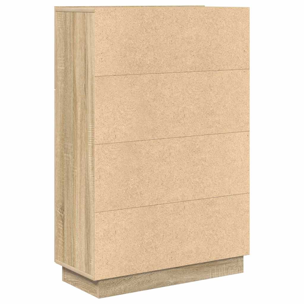 vidaXL Desk Sonoma Oak 71.5 x 31.5 x 106.5 cm Engineered Wood