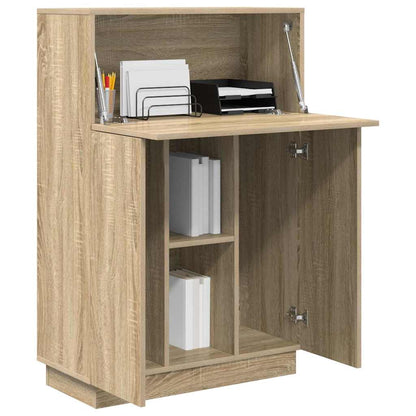 vidaXL Desk Sonoma Oak 71.5 x 31.5 x 106.5 cm Engineered Wood
