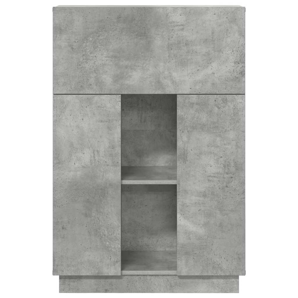vidaXL Desk Concrete Grey 71.5 x 31.5 x 106.5 cm Engineered Wood