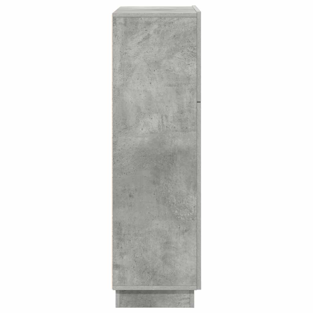 vidaXL Desk Concrete Grey 71.5 x 31.5 x 106.5 cm Engineered Wood