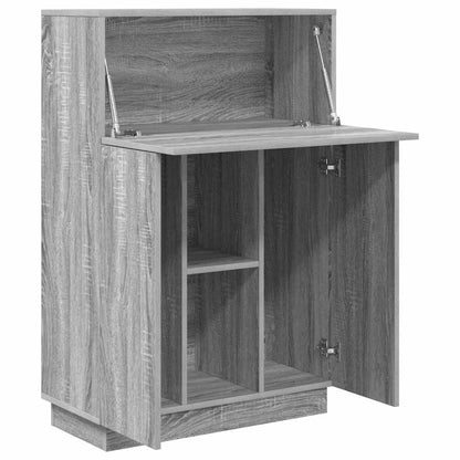 vidaXL Desk Grey Sonoma 71.5 x 31.5 x 106.5 cm Engineered Wood