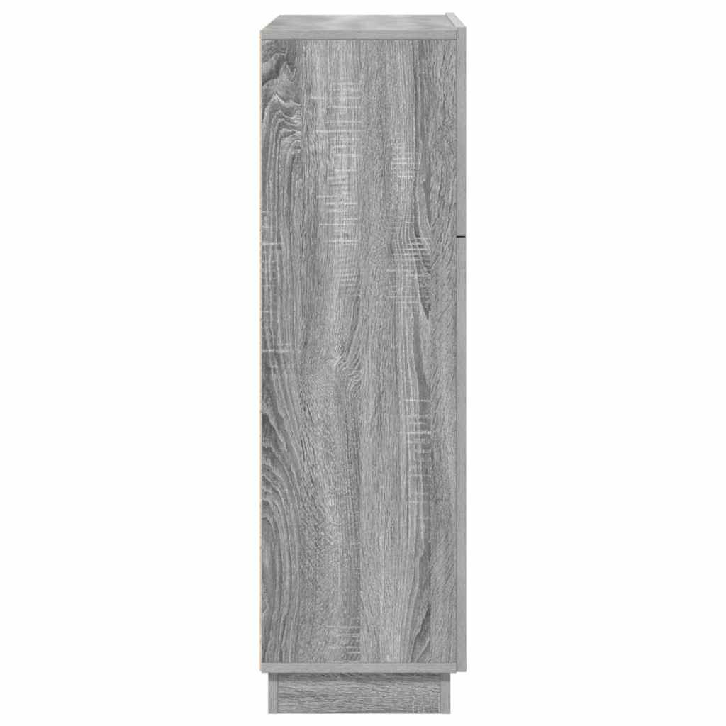 vidaXL Desk Grey Sonoma 71.5 x 31.5 x 106.5 cm Engineered Wood