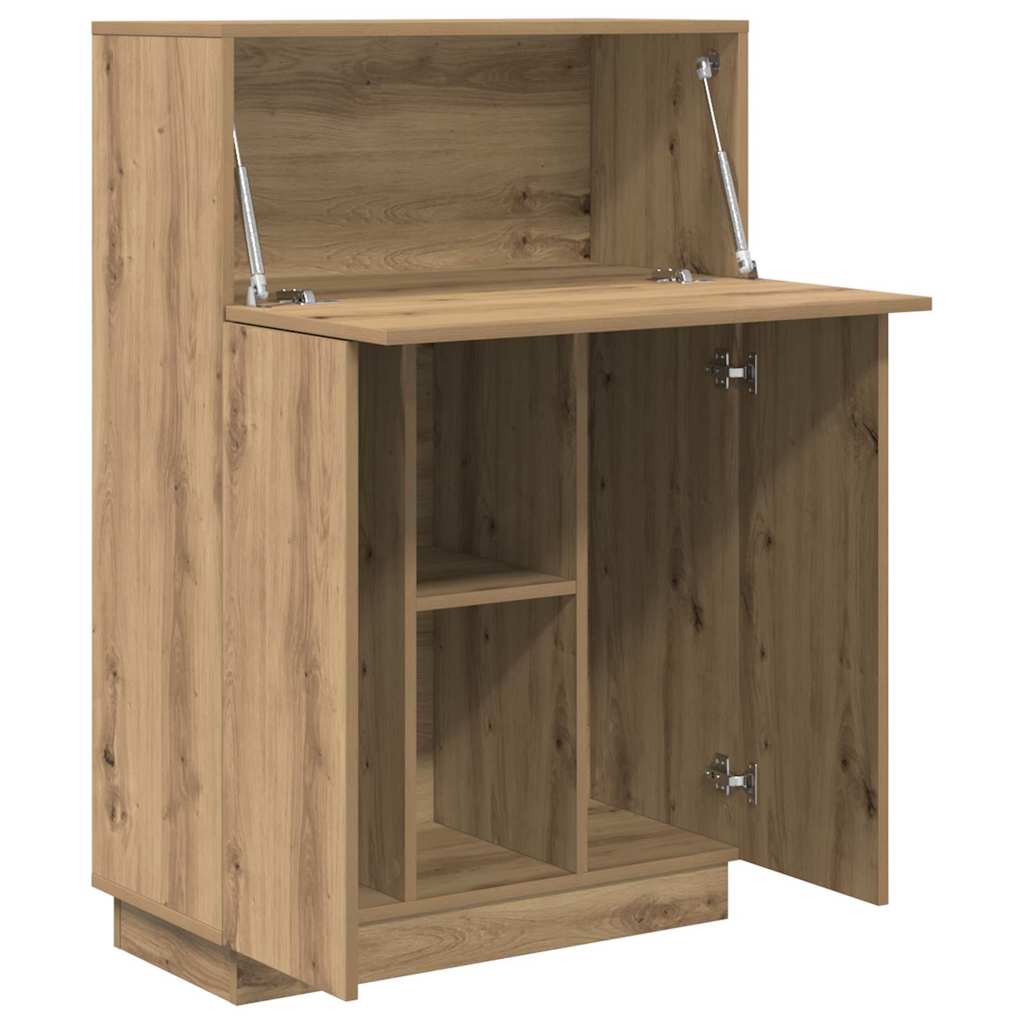 vidaXL Desk Artisan Oak 71.5 x 31.5 x 106.5 cm Engineered Wood