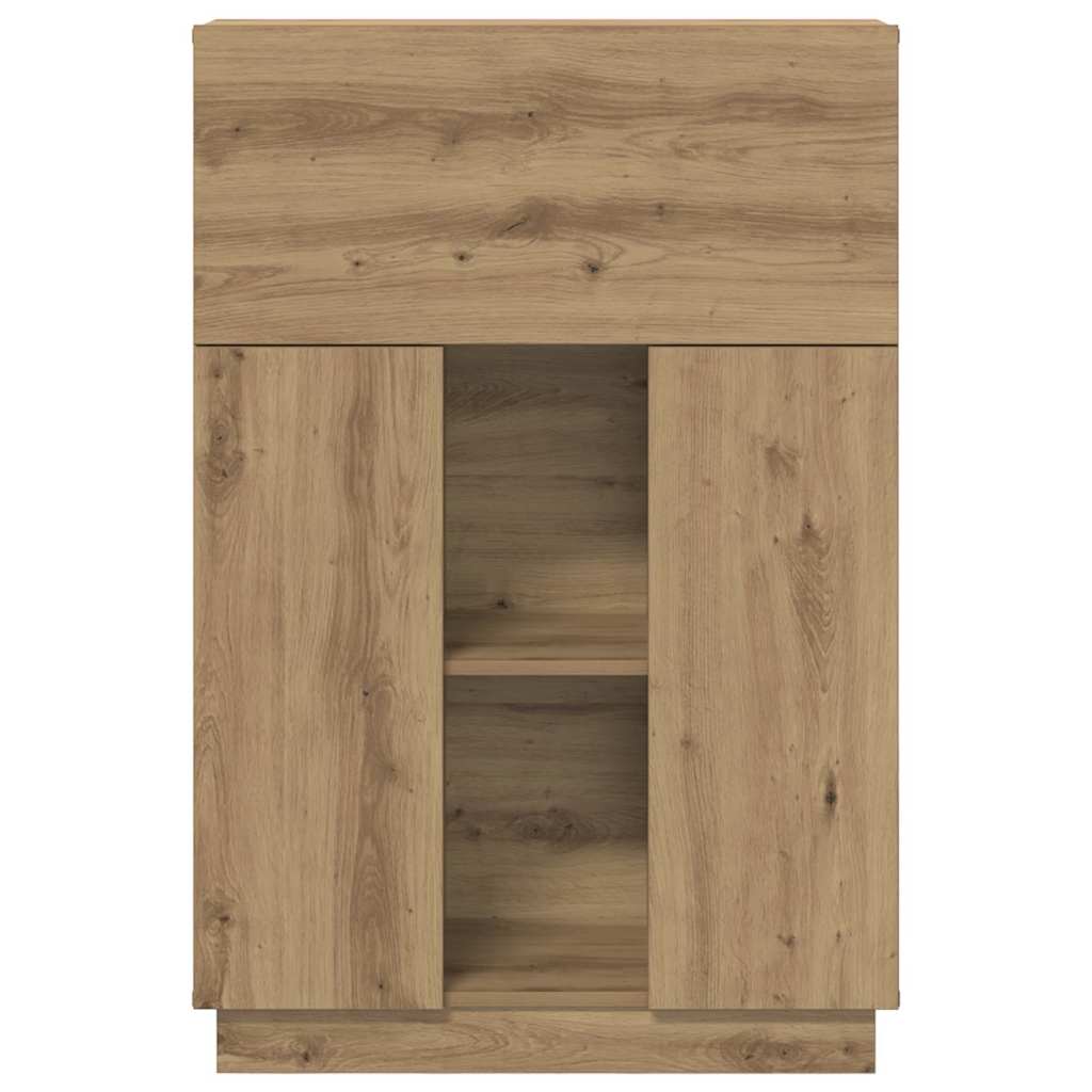 vidaXL Desk Artisan Oak 71.5 x 31.5 x 106.5 cm Engineered Wood