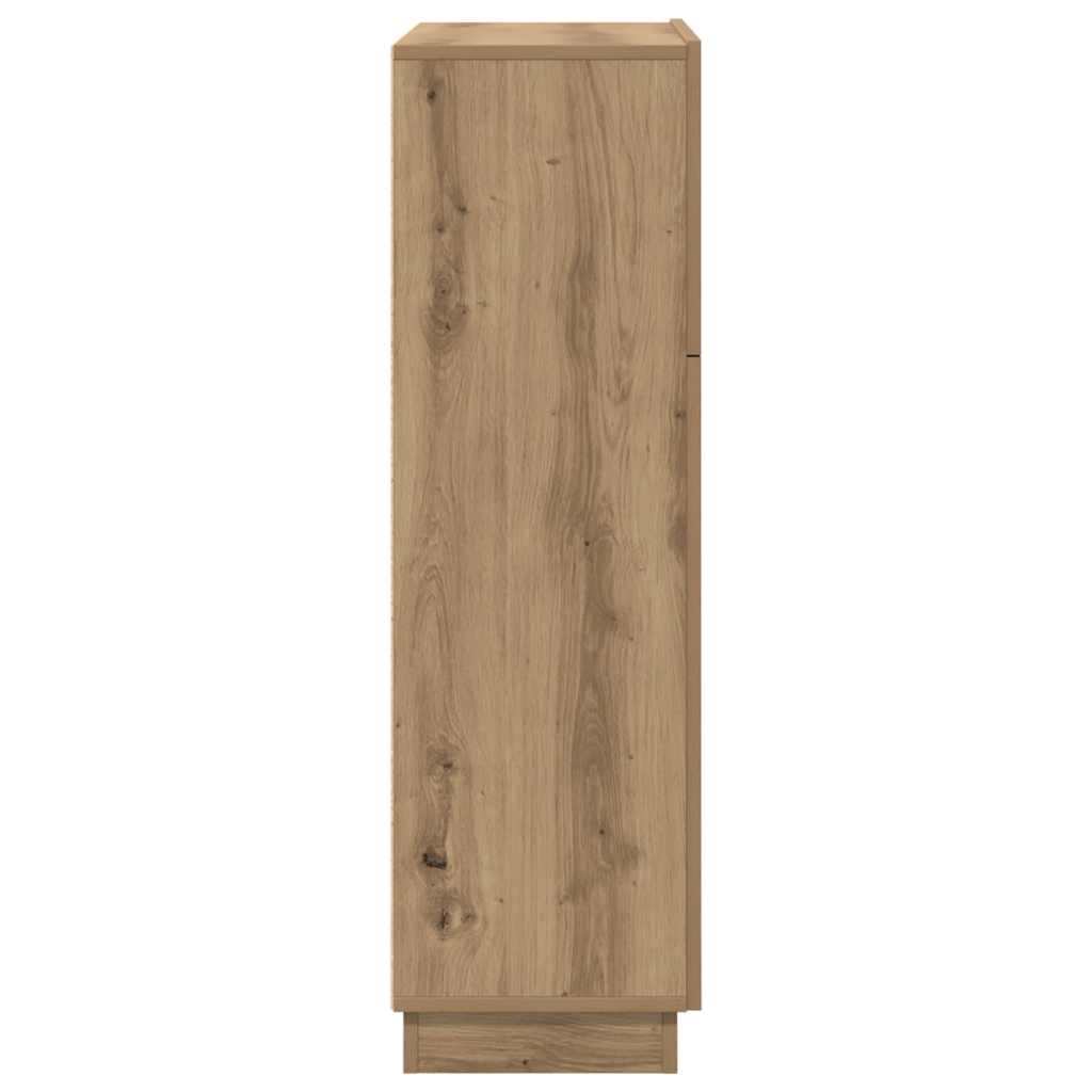vidaXL Desk Artisan Oak 71.5 x 31.5 x 106.5 cm Engineered Wood