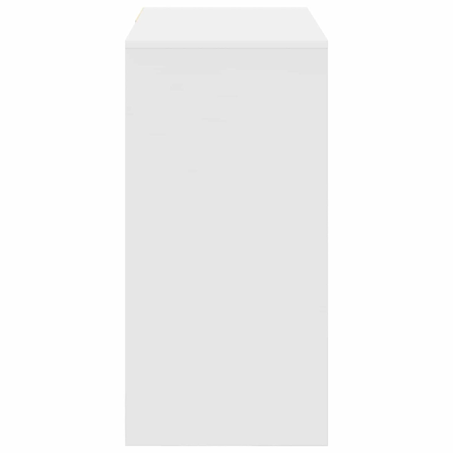 vidaXL Desk with Drawer White 90 x 37.5 x 75 cm Engineered Wood