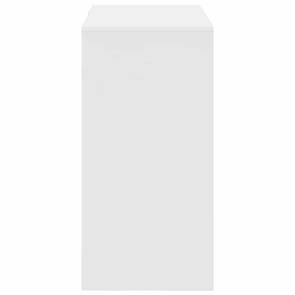 vidaXL Desk with Drawer White 90 x 37.5 x 75 cm Engineered Wood