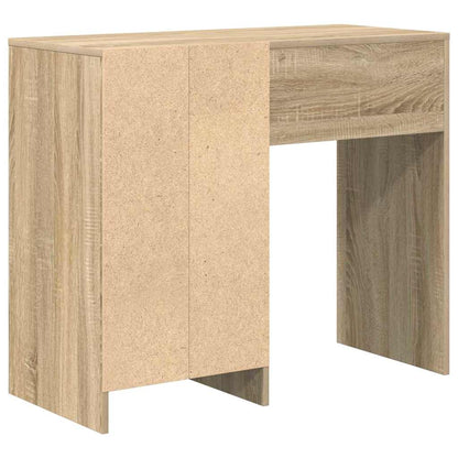 vidaXL Desk with Drawer Sonoma Oak 90 x 37.5 x 75 cm Engineered Wood