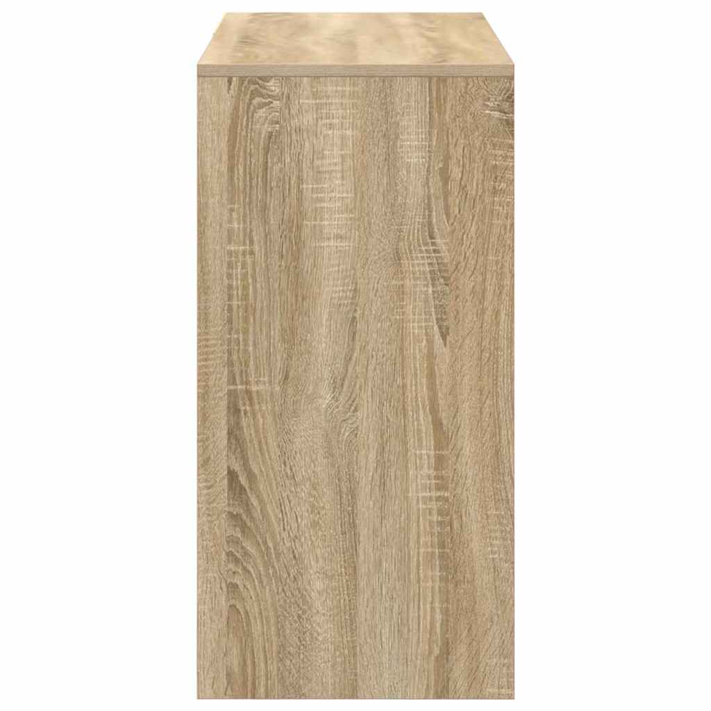 vidaXL Desk with Drawer Sonoma Oak 90 x 37.5 x 75 cm Engineered Wood