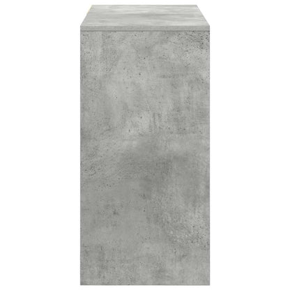vidaXL Desk Concrete Grey 90 x 37.5 x 75 cm Engineered Wood