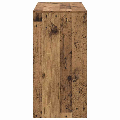 vidaXL Desk with Drawer Old Wood 90 x 37.5 x 75 cm Engineered Wood
