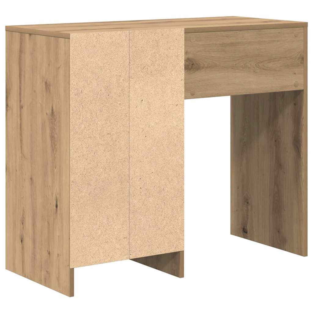 vidaXL Desk Artisan Oak Engineered Wood 90 x 37.5 x 75 cm