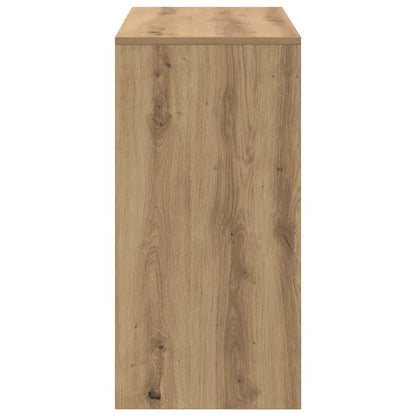 vidaXL Desk with Drawer Artisan Oak 90 x 37.5 x 75 cm Engineered Wood