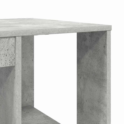 vidaXL Desk Concrete Grey 130 x 50.5 x 75 cm Engineered Wood