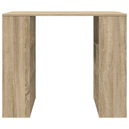 vidaXL Desk with Shelf Sonoma Oak 90 x 50 x 75 cm Engineered Wood