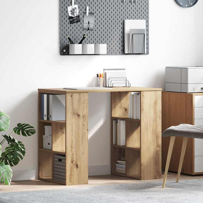 vidaXL Desk Artisan Oak Engineered Wood 90 x 50 x 75 cm