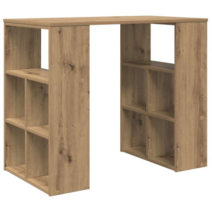 vidaXL Desk Artisan Oak Engineered Wood 90 x 50 x 75 cm