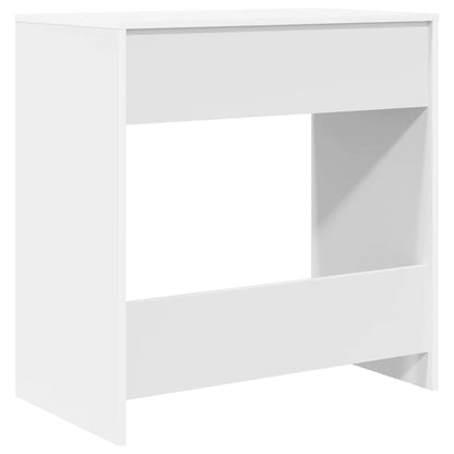 vidaXL Desk with Drawer White 77.5 x 43 x 79 cm Engineered Wood