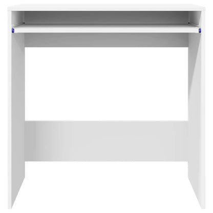 vidaXL Desk with Drawer White 77.5 x 43 x 79 cm Engineered Wood