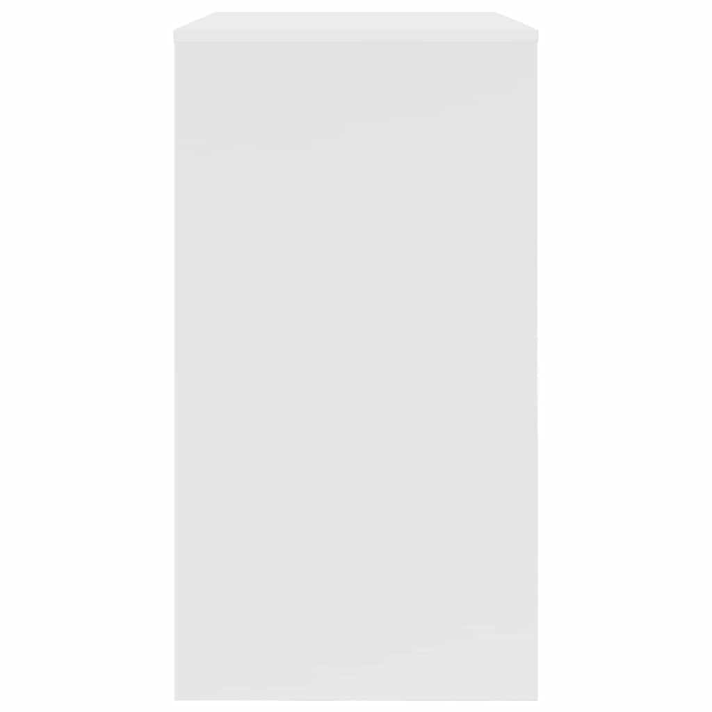 vidaXL Desk with Drawer White 77.5 x 43 x 79 cm Engineered Wood