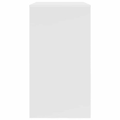 vidaXL Desk with Drawer White 77.5 x 43 x 79 cm Engineered Wood