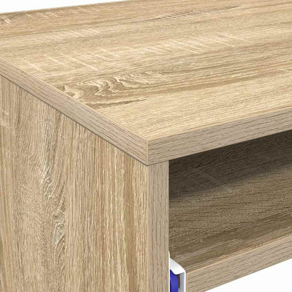 vidaXL Desk with Drawer Sonoma Oak 77.5 x 43 x 79 cm Engineered Wood
