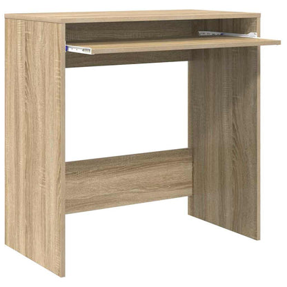 vidaXL Desk with Drawer Sonoma Oak 77.5 x 43 x 79 cm Engineered Wood