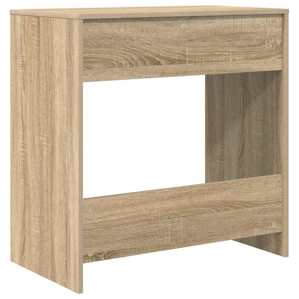 vidaXL Desk with Drawer Sonoma Oak 77.5 x 43 x 79 cm Engineered Wood