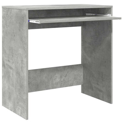 vidaXL Desk Concrete Grey Engineered Wood 77.5 x 43 x 79 cm