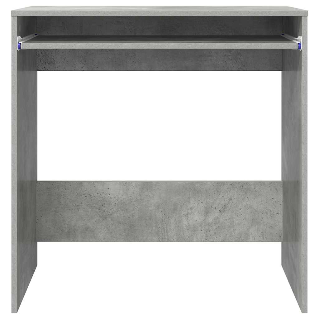 vidaXL Desk Concrete Grey Engineered Wood 77.5 x 43 x 79 cm