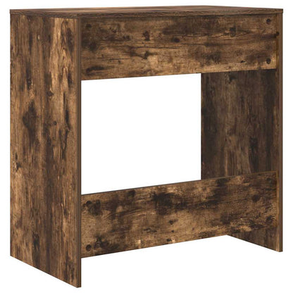 vidaXL Desk with Drawer Smoked Oak 77.5 x 43 x 79 cm Engineered Wood