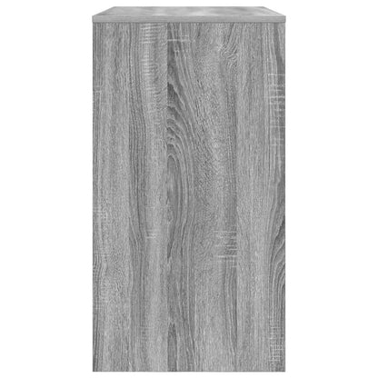 vidaXL Desk with Drawer Grey Sonoma 77.5 x 43 x 79 cm Engineered Wood