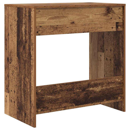 vidaXL Desk with Drawer Old Wood 77.5 x 43 x 79 cm Engineered Wood