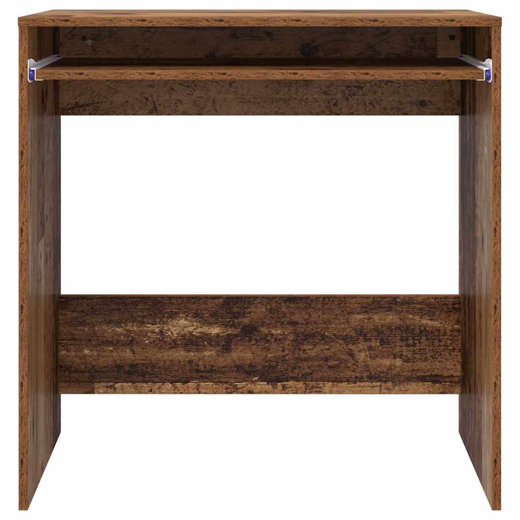 vidaXL Desk with Drawer Old Wood 77.5 x 43 x 79 cm Engineered Wood