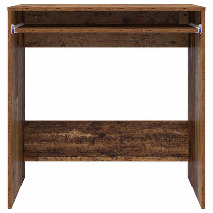 vidaXL Desk with Drawer Old Wood 77.5 x 43 x 79 cm Engineered Wood