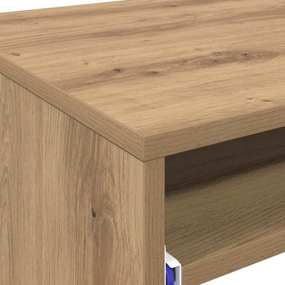 vidaXL Desk Artisan Oak Engineered Wood 77.5 x 43 x 79 cm