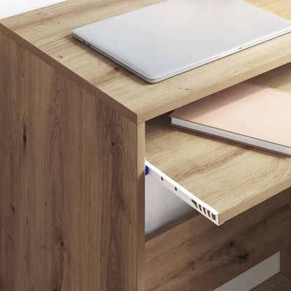 vidaXL Desk Artisan Oak Engineered Wood 77.5 x 43 x 79 cm
