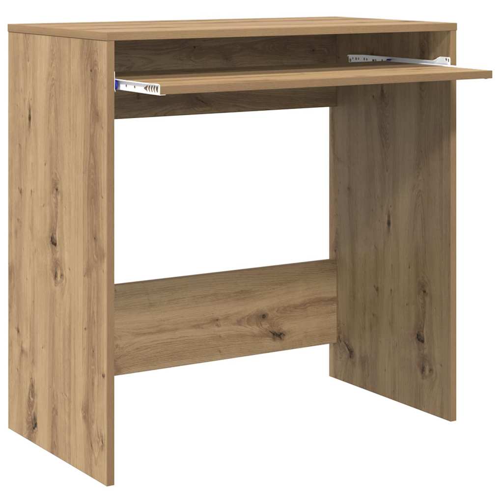 vidaXL Desk Artisan Oak Engineered Wood 77.5 x 43 x 79 cm