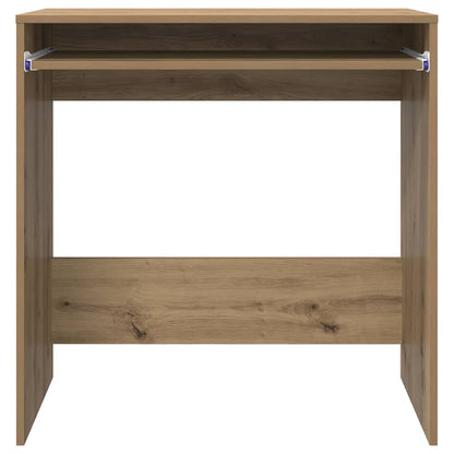 vidaXL Desk with Drawer Artisan Oak 77.5 x 43 x 79 cm Engineered Wood