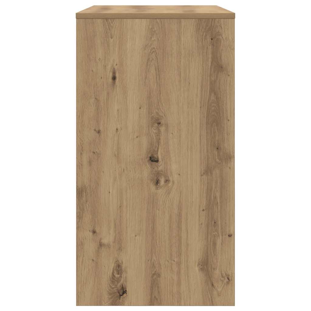 vidaXL Desk Artisan Oak Engineered Wood 77.5 x 43 x 79 cm