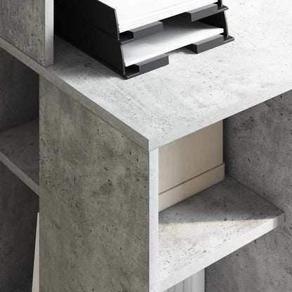 vidaXL Desk Concrete Grey 90 x 48 x 101.5 cm Engineered Wood