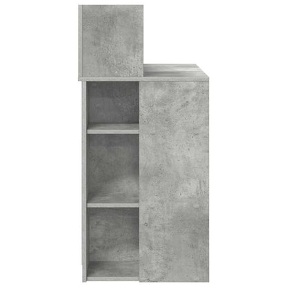 vidaXL Desk Concrete Grey 90 x 48 x 101.5 cm Engineered Wood