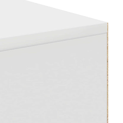 vidaXL Desk with Shelf White 102 x 50 x 75 cm Engineered Wood