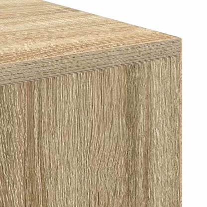 vidaXL Desk with Shelf Sonoma Oak 102 x 50 x 75 cm Engineered Wood