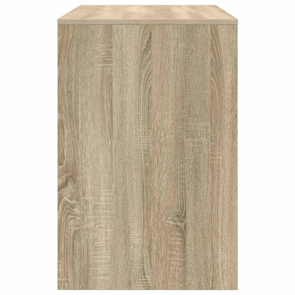 vidaXL Desk with Shelf Sonoma Oak 102 x 50 x 75 cm Engineered Wood
