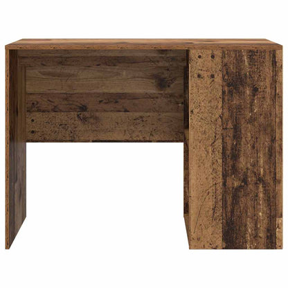 vidaXL Desk with Shelf Old Wood 102 x 50 x 75 cm Engineered Wood