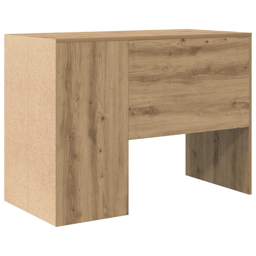 vidaXL Desk Artisan Oak Engineered Wood 102 x 50 x 75 cm